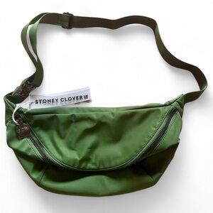 NWT Stoney Clover Lane green jumbo fanny pack